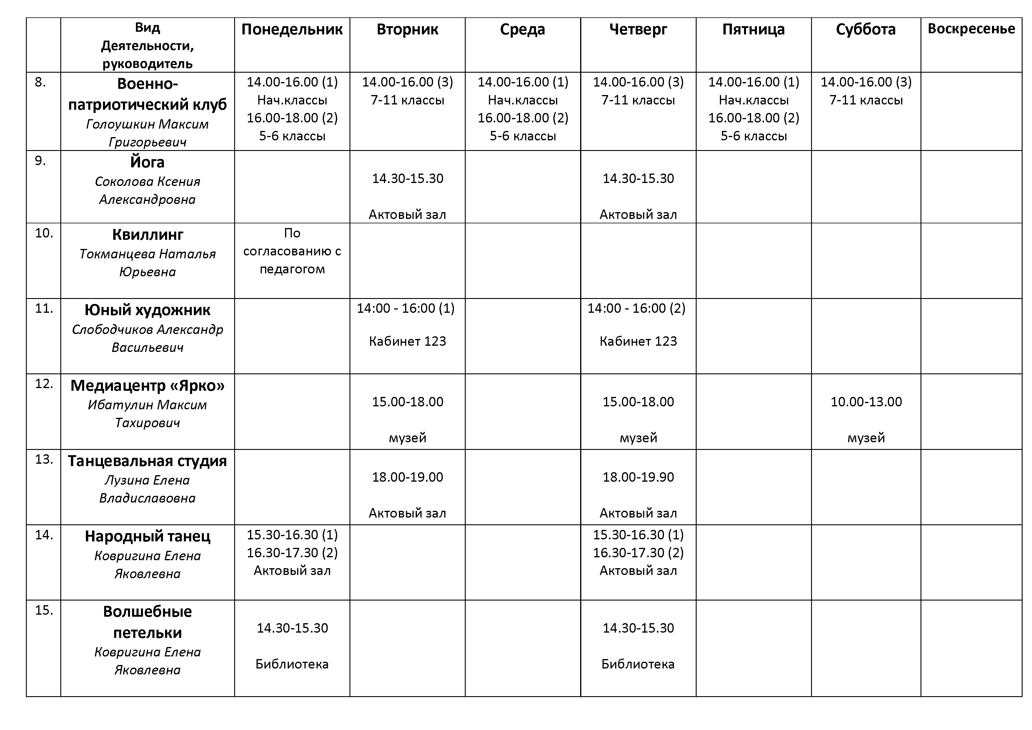 Raspisanie DO na 2025 0002